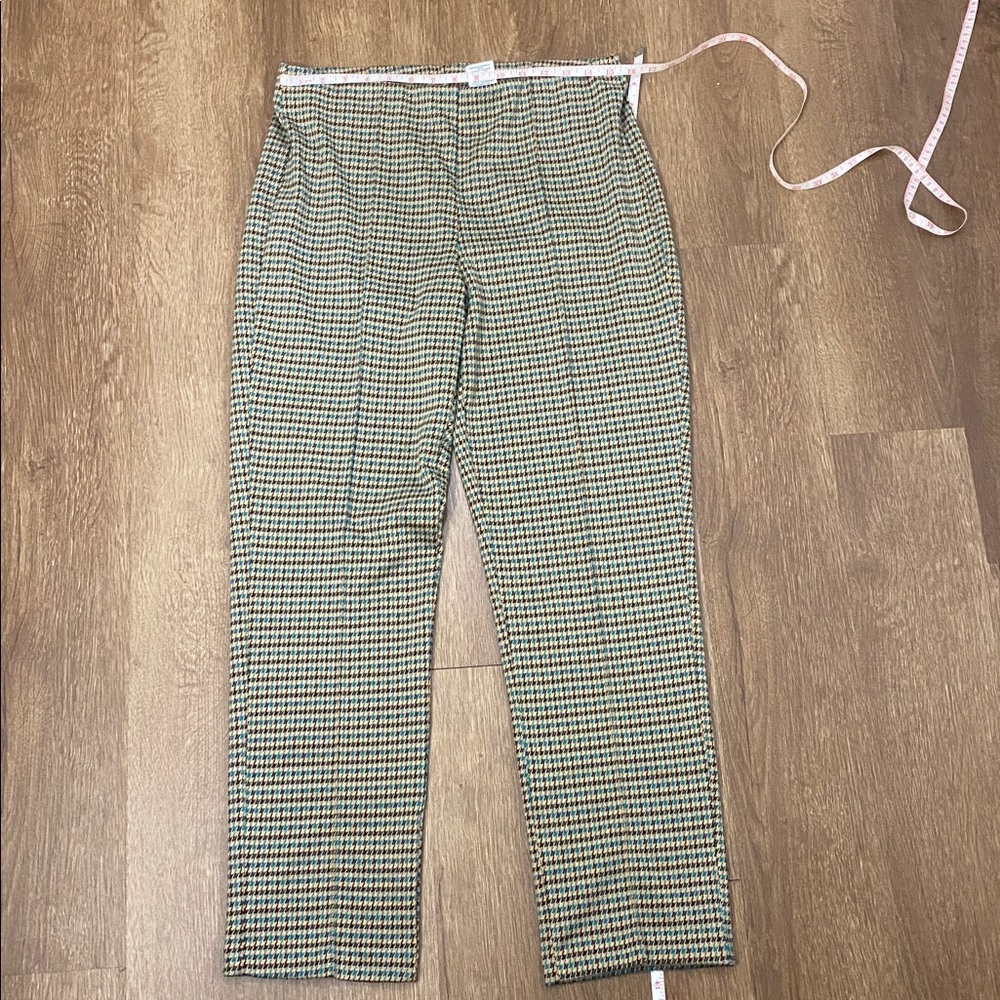 Vintage ruby rd women’s medium houndstooth stretch trousers